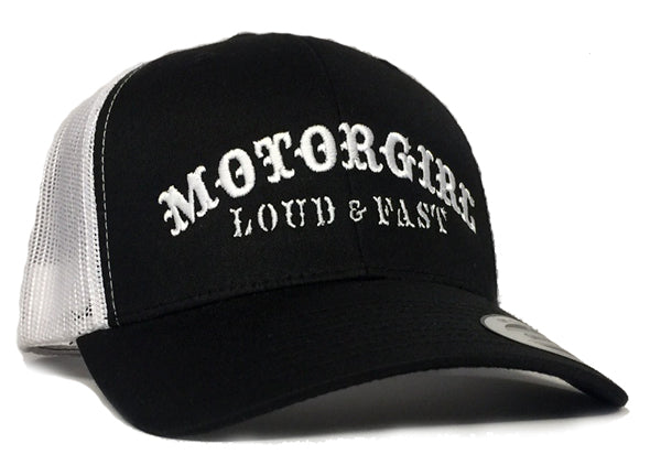 LOUD AND FAST - SNAP BACK CURVED BILL TRUCKER - MOTORGIRL - MotorCult