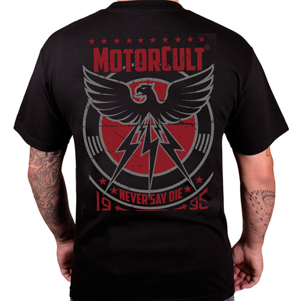 NEVER SAY DIE - MENS T-SHIRT - MOTORCULT - MotorCult