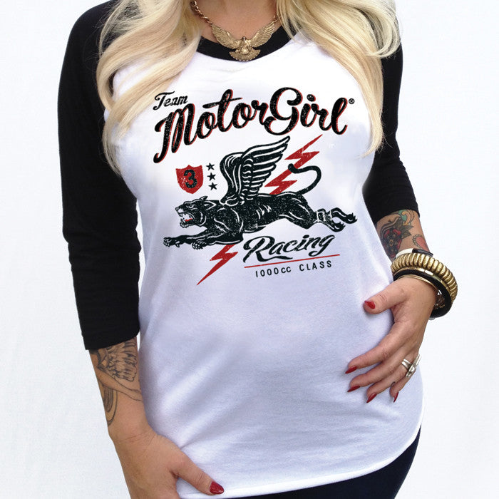 FACTORY MOTORGIRL RAGLAN - MotorCult